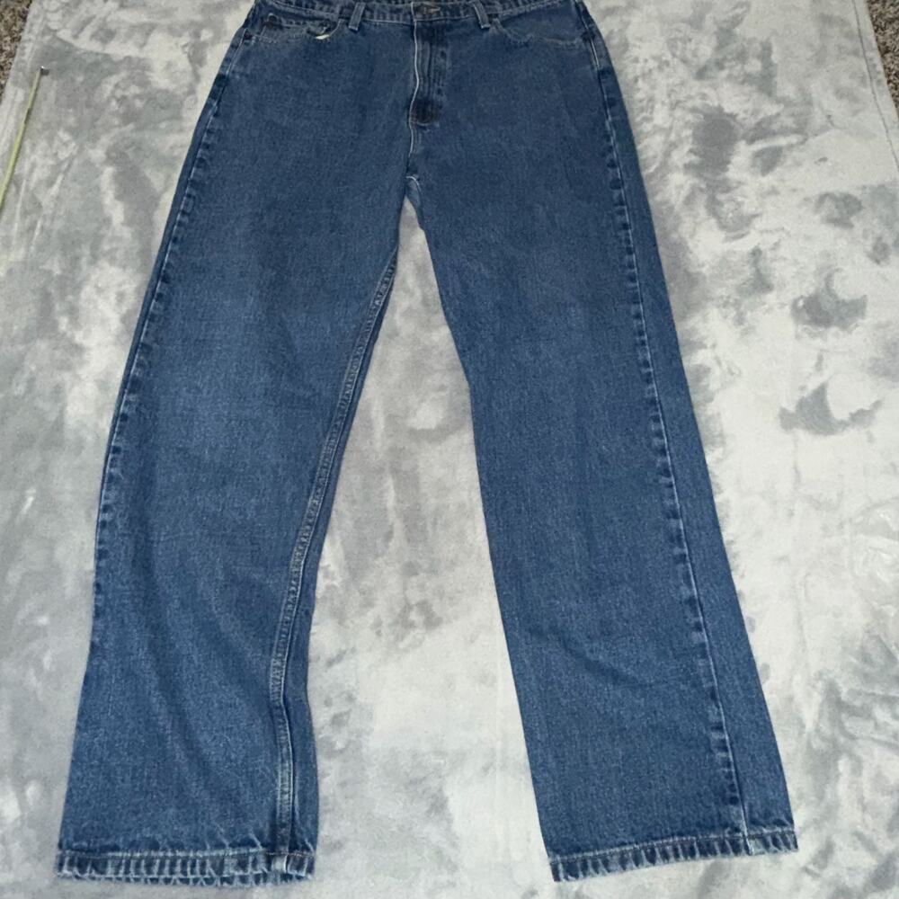 Polo Jeans Co Ralph Lauren Mens 38x32 Classic Relaxed Denim Blue Jeans